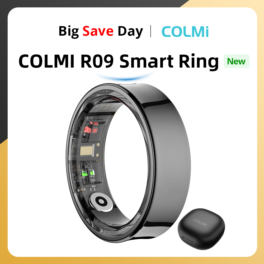 Blood Oxygen Monitor - 2024 COLMI R09 Inteligentny pierścień Mężczyźni