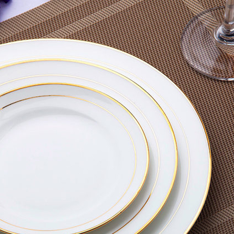 Biały porcelanowy talerz obiad – Health Wellness Product recenzja i cena