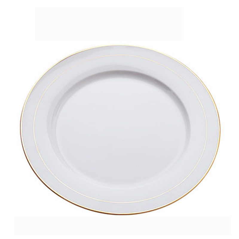 Biały porcelanowy talerz obiad – Health Wellness Product recenzja i cena